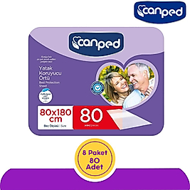 Canped Yatak Koruyucu Örtü (80x180 cm) 80 Adet