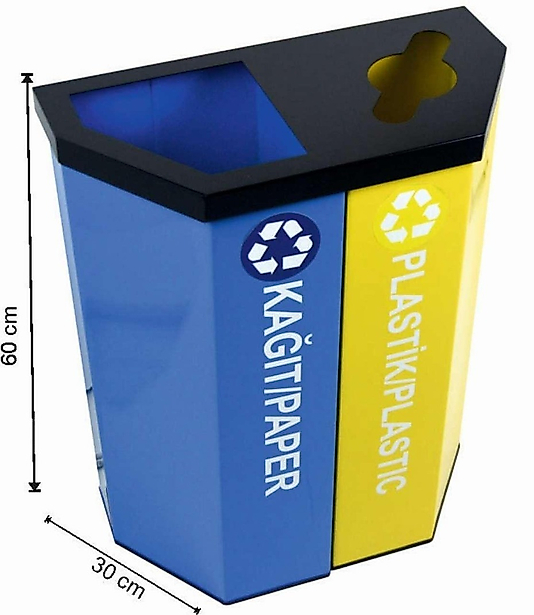 Geri Dönüşüm Kovası İç Kovalı 2'lİ ( KDV DAHİL )