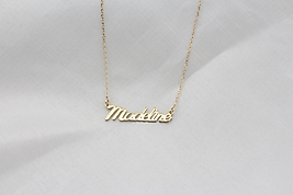 Kişiye Özel İsimli Kolye – 14K Altın Kaplama