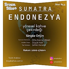 BrownBliss® Endonezya SUMATRA Yöresel 250gr