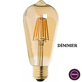 LDK-31 4w E27 ST64 Bal Cam Amber (10 Adet)
