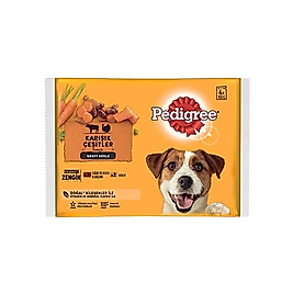 Pedigree Karışık Çeşitler Köpek Pouch Yaş Mama (4 x 100 g)