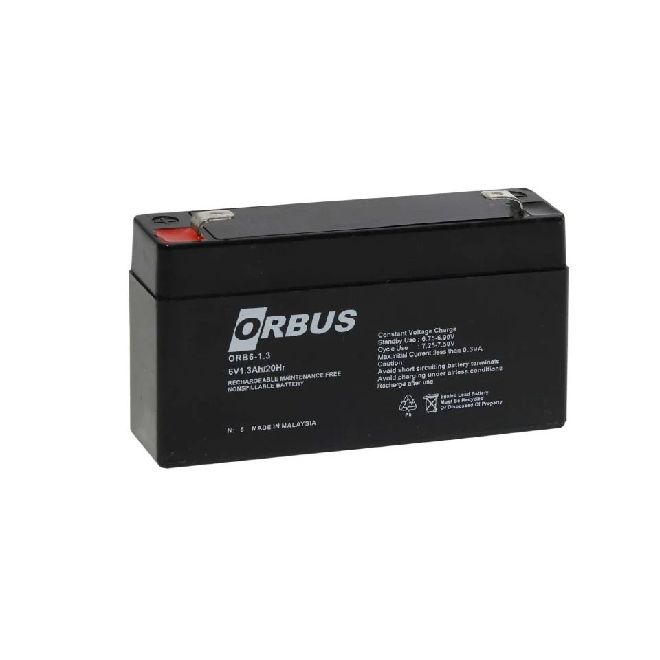 6V 1,3 Ah Kuru Akü (ORBUS)