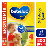 Bebelac 4  Çocuk Devam Sütü 800g 1 Yaş+