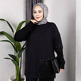 SİYAH TÜYLÜ TRİKO  OYSHO TAKIM