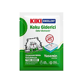 Kiki Excellent Yasemin Kokulu Kedi Kumu Koku Giderici (25 g)