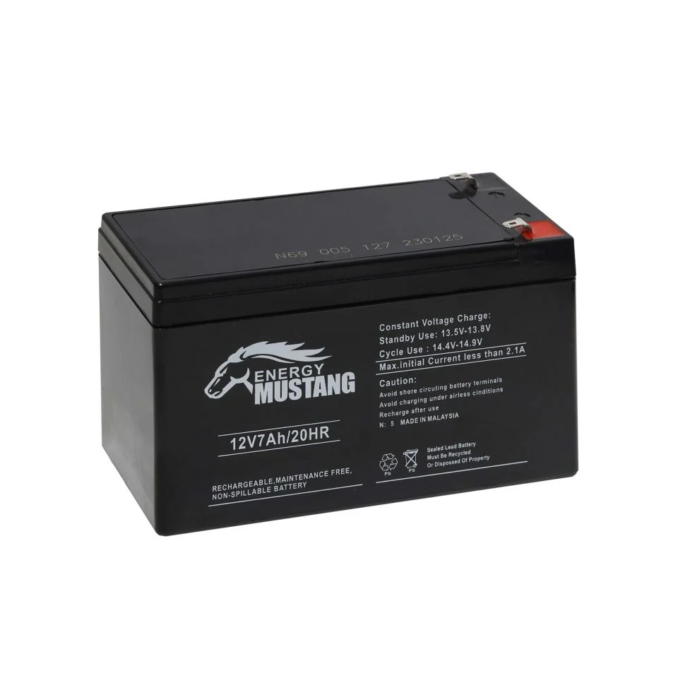 12V 7 Ah Kuru Akü ENERGY MUSTANG (ORBUS)