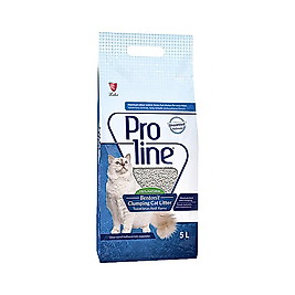 Proline İnce Taneli Süper Topaklanan Parfümsüz Bentonit Kedi Kumu (5 L)