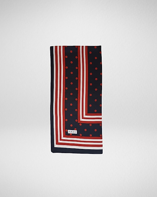 Spring Eşarp Yeni Desen Puantiye Desen