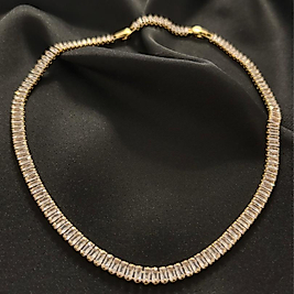 Su Yolu Gold Çelik Kolye-45 cm