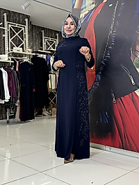 JUKİ MODA ABİYE- LACİVERT