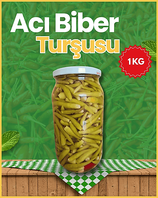 Aci Biber Turşusu  1000gr gr