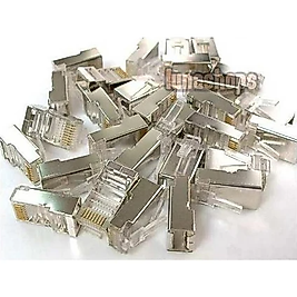 Alfais RJ-45 100 Lü Paket Jack Metal