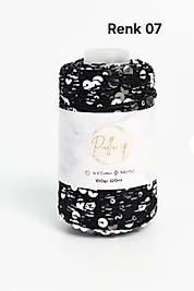 PULLU İP COLOR 07-SİYAH