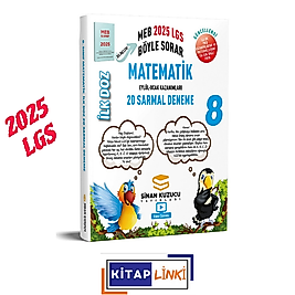 Sinan Kuzucu Yayınları  8. Sınıf | İlk Doz Sarmal Branş Denemeleri MATEMATİK ( 2025 LGS )