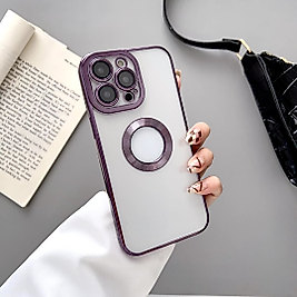 iPhone 11 Pro Max Lens Korumalı Telefon Kılıfı Mor