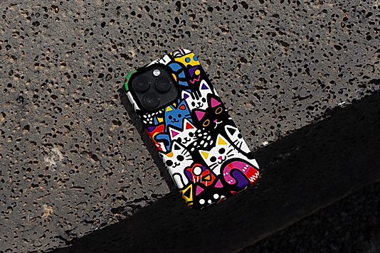 iPhone Özel Tasarım Lansman Telefon Kılıfı – Renkli ve Şık Koruma