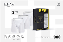 BOXER BRIEF 3 LÜ KUTU 5000 BEYAZ
