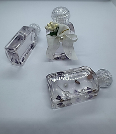 50 cc Baby Plastik Kolonya  Kristal Kapaklı Nikah Söz Nişan Mevlüt