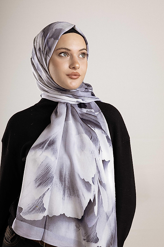 FLOOR İPEK ŞAL İTALYAN DİKİŞİ DESEN-3