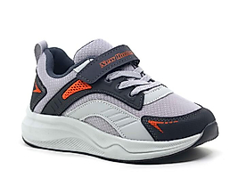 Erkek Çocuk Cırtlı Anorak Spor Ayakkabı Turuncu