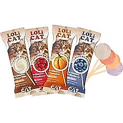 Lolicat Karışık Lolipop Kedi Ödülü 1,5 gr (15'Lİ PAKET) (4 ÇEŞİT)
