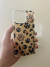 İphone 15 Pro Leopar Telefon Kılıfı