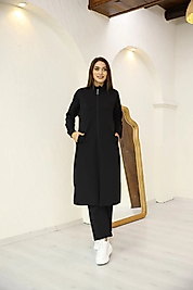 BOYDAN FERMUARLI SİYAH İKİLİ TAKIM