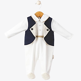 Erkek Bebek 0-6 Ay Tulum