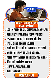 7. SINIF OLİMPİYAT HAZIRLIK VE OKUL TAKVİYESİ