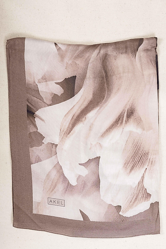 FLOOR İPEK ŞAL İTALYAN DİKİŞİ DESEN-3