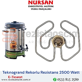 Teknogrand Çay Makinesi Standart 2500 Watt Rezistans (ORJİNAL ÜRÜNDÜR)