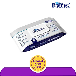 Dr.Pedical Vücut Temizleme Havlusu (6 Paket) 300 Yaprak