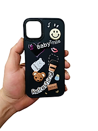İPhone 11 Baby Kabartmalı Telefon Kılıfı Siyah