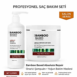BAMBOO BASED ABSOLUTE REPAİR ONARICI BAKIM SETİ KOFRE 2x500 ML.