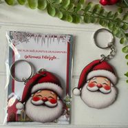 Yeni Yıl Yılbaşı Hediyelik Ahşap Anahtarlık 5 Adet