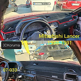 Mitsubishi Lancer 1987 - 1991 Konsol Torpido M3D Koruma Koruyucu Kılıfı
