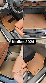 Skoda Kodiaq 2024 Akıllı Premium Eva Oto Paspas + Bagaj Havuzu (Aksesuarlar Fiyata Dahil Değildir)