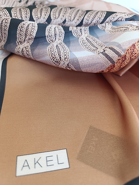 Dijital Kristal Eşarp 95 x 95 Ebat