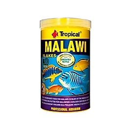 Tropical Malawi Flakes Cichlid Balıkları İçin Pul Balık Yemi 50 g