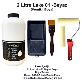 2 Litre Lake 01 Beyaz + Moher Set