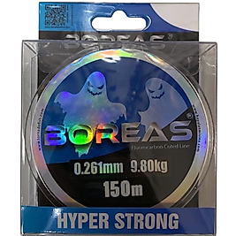 Boreas 0,261 mm Fluorocarbon Kaplama 150 m Hayalet Misina 9,80 Kg Çekerli
