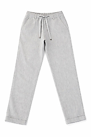 6-10 Yaş Erkek Çocuk Açık Gri Gofre Pantolon