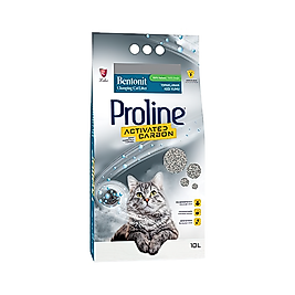 Proline Aktif Karbonlu Topaklanan Kedi Kumu (10 L)
