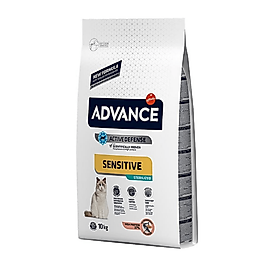 Advance Adult Sterilised Sensitive Somonlu Kısırlaştırılmış Yetişkin Kuru Kedi Maması 10 Kg