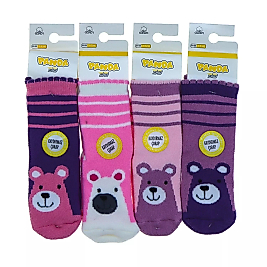 Bebe Panda Kaydırmaz Çorap 36 Adet