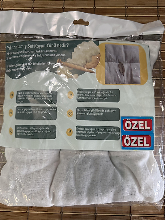 Saf yün yastık bebekler için