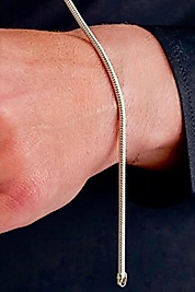 925 AYAR GÜMÜŞ ERKEK BİLEKLİK