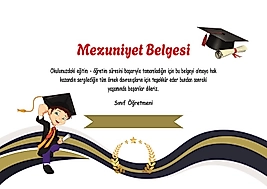 MEZUNİYET BELGESİ