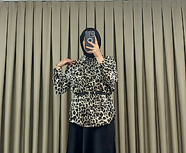 LEOPAR DESENLİ GÖMLEK